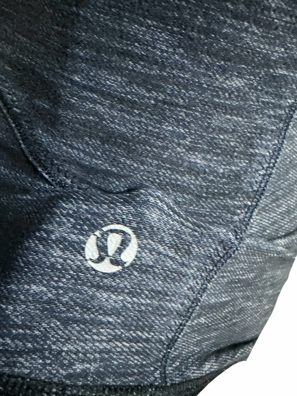 Lululemon Forme Jacket Reversible Slub Denim Inkwell size 2 luon material